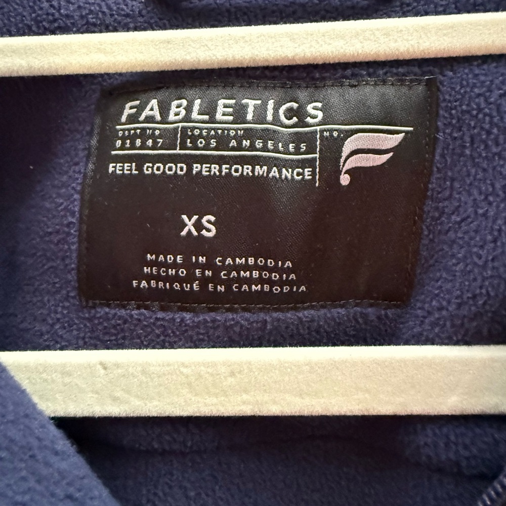 Fabletics Navy Pace Jacket New Without Tags - image 4